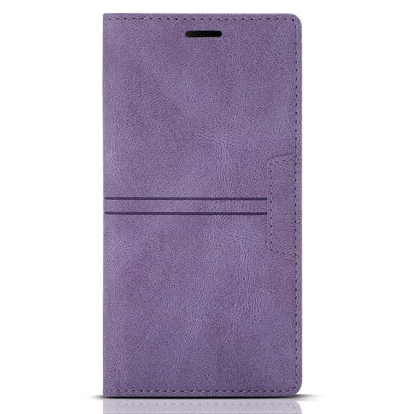 Magnetisk læder telefoncover til iPhone 14 Plus Purple