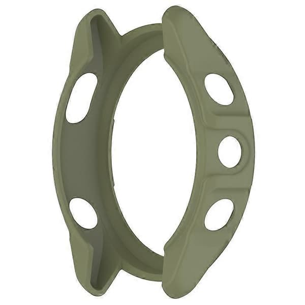 Kompatibel med Garmin Forerunner 265 Mjukt TPU-klockfodral Stötsäker Bumper Ramöverdrag Green