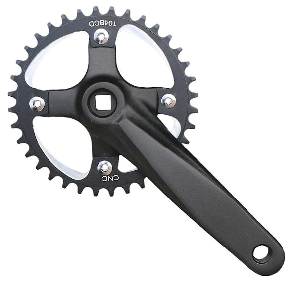 165mm cykel krankarm cykel firkantet hul krank 32T smal bred enkelt hastighed kæde ring kæde sæt,