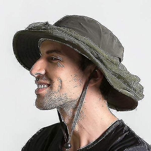 Hovednet Hat Biavl Biavler Bi Slør Hat Jagt Netting Mesh Hood Cap Bi Keeper Khaki