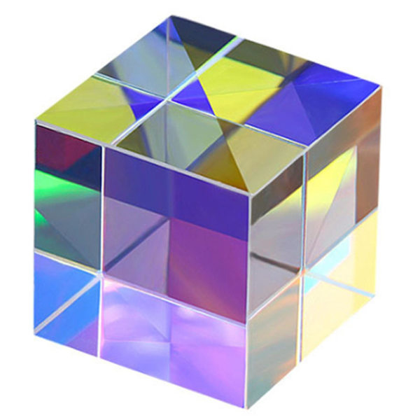 Optisk Glas Dispersion Prisme Uddannelsesmodel Uddannelsesglas Fysiske gaver 01