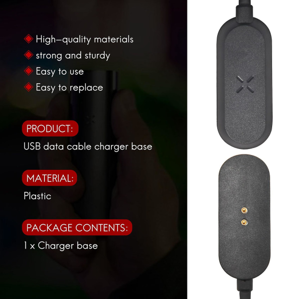 Vaihtolaturitelakka + USB kaapeli 3 hengelle 2 hengelle Lisävarusteet Lataustarvikkeet Black
