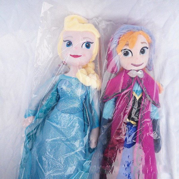 1 st 30/40/46/50 cm Frozen Anna Elsa Olaf Dockor Snow Queen Princess Stuffed Plysch Elsa 50cm