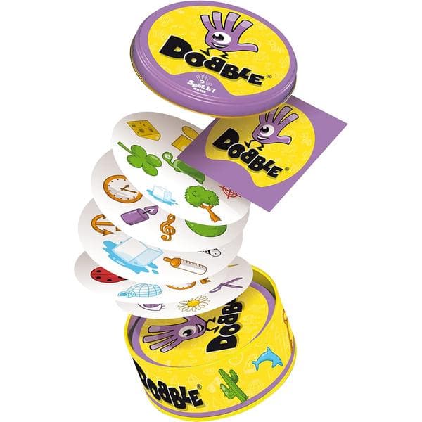 Dobble | Kortspill | Alder 6+ | 2-8 Spillere | 15 Minutters Spilletid