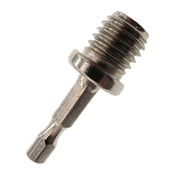 M14 Heavy Duty Snabbkoppling Borrchuck Adapter Kolstål Gänga Hexagon Vevstång Adapter För Slagdrivare