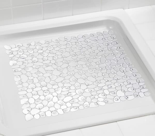 Paradise Antracit Duschmatta - halkfri, sugkoppar, PVC