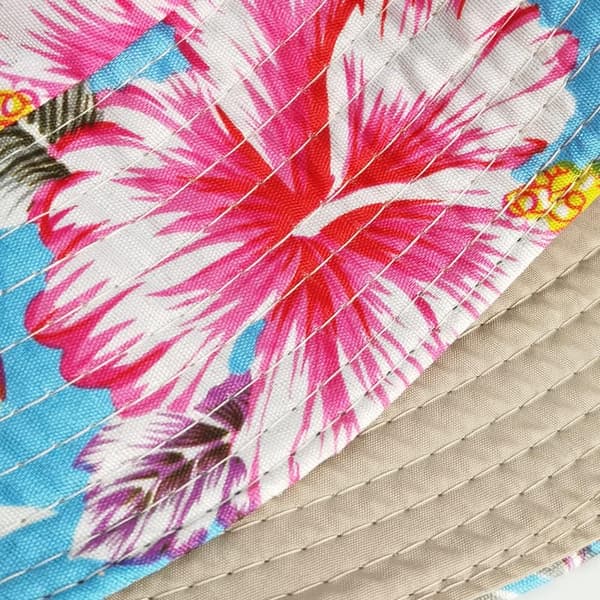 Hink i polyester, solhat i polyester, vendbar, foldbar, UV-beskyttelse