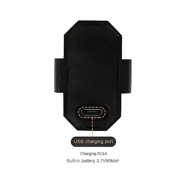 4 kpl 7 väriä Drone Strobe Light USB Led törmäyksenesto pyörän pyrstö Drone Night Fly minisignaali vilkkuva varoitusvalo