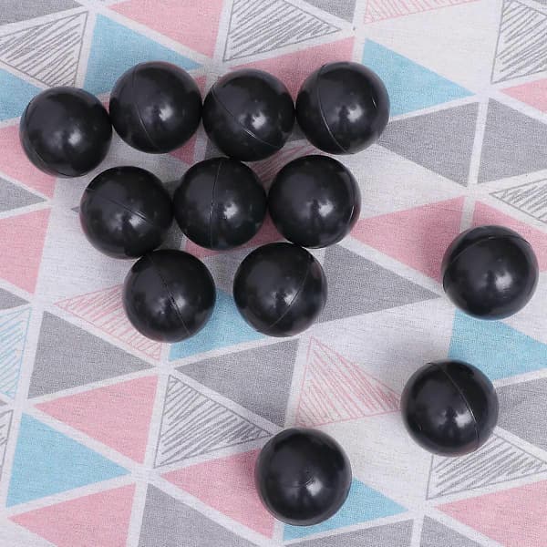 Plastikbolde Børnelegetøj Boldbassinbolde 50 stk. Sort Legesæt