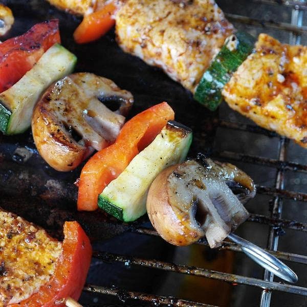 Bakekrok Ni Form Rustfritt Stål Rund Bakepinne for Grill 25 Stk