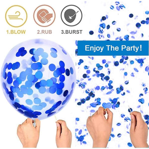 Babyshower-dekorasjon - \"It's A Boy\"-banner og ballongsett