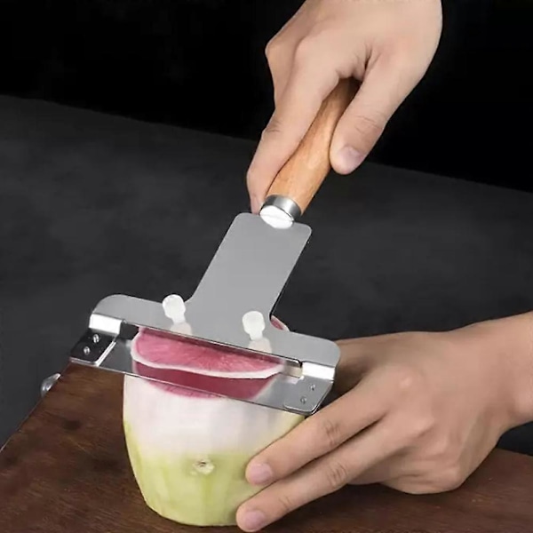 Multifunktionel Grøntsags Skræller, Rustfrit Stål Køkken Gadget Alsidig Skræller Pulling knife gourd knife