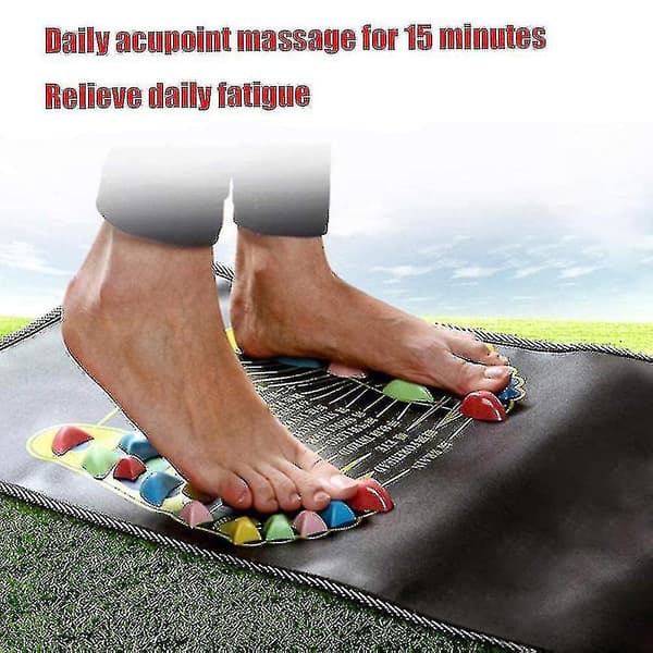 Fodmassage Måtte, zoneterapi Måtte Lindre Gå Massage Måtte -120*35cm