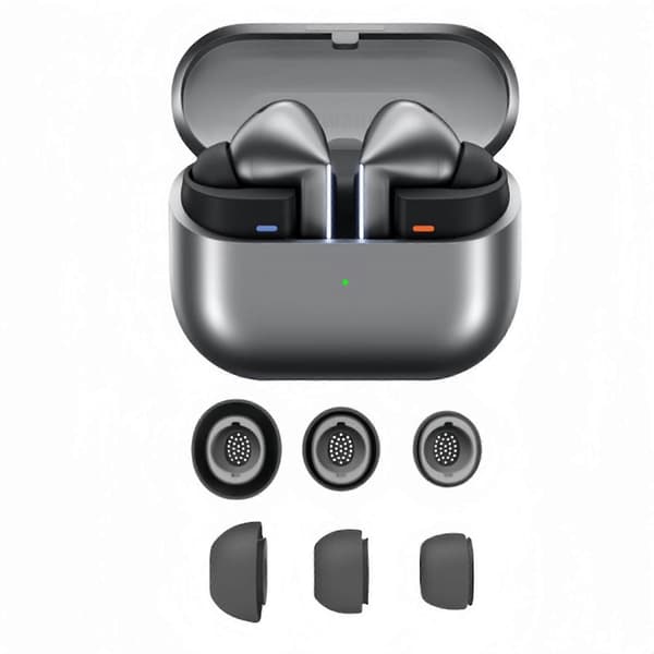 Galaxy Buds3 Pro Silikone Ørepropper, 3 Par S/M/L til Støjisolering black