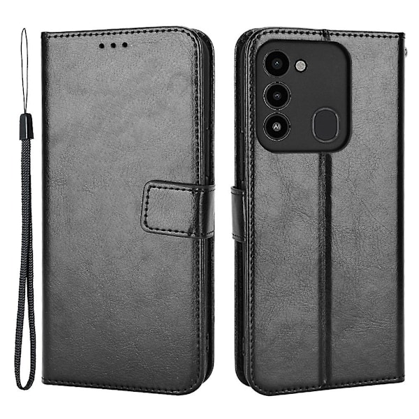 For Tecno Spark 8C 4G/Spark Go 2022 KG5 Læder Telefon Etui Tegnebog Stativ Telefon Cover