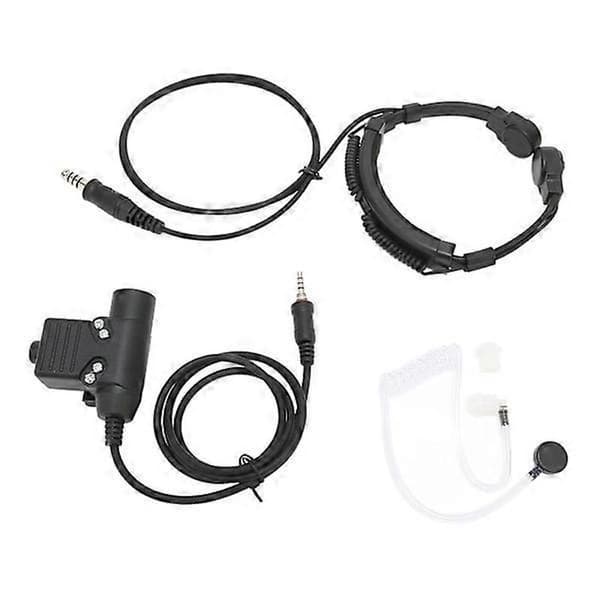 U94 PTT System Adapter 7.1mm Stik U94 PTT Halsmikrofon Headset til Yaesu Vertex VX‑6R VX‑7R