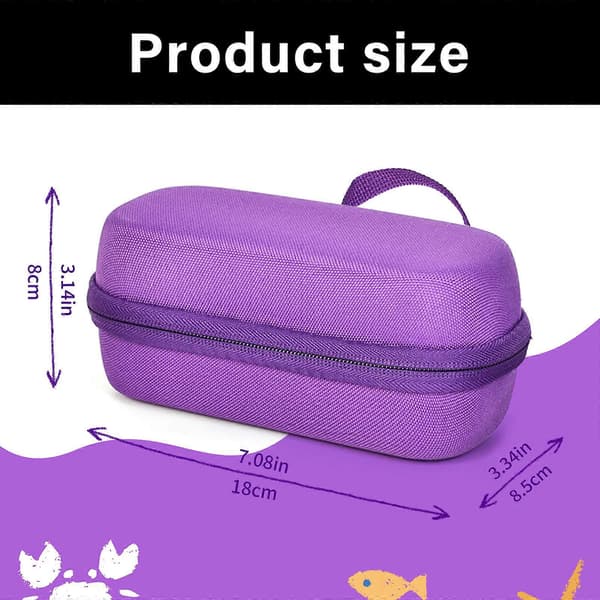 Bærehåndtak Støtsikkert etui for Start+ Essentials Barnas 3D-penn EVA-oppbevaring med tilpassbare rom Black