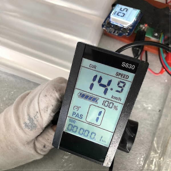 Protokol 2 Elcykel Display 24v 36v 48v Lcd S830 Display Med USB Vandtæt Forbindelse TY