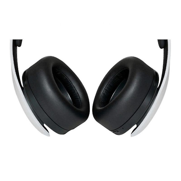 Ps5 Pulse 3d-hodesett erstatning øreputer - øreputer for øreputer øredeksel Black 2pcs