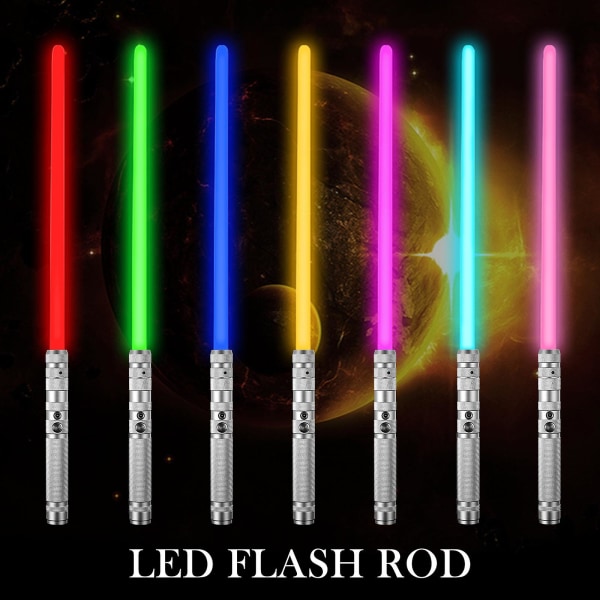 Rgb Lightsaber Party Cosplay For Børn Silver