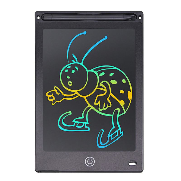 2023 jul adventskalender 2023 digital ritplatta för barn - flerfärgad LCD, 8,5" surfplatta + penna svart för julklappar till barn
