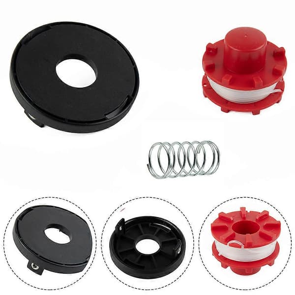 Spoletråd til Einhell GE-CT 36/30 Li E SOLO AGILLO Plastik 265FT/8M Diameter 2mm Spole Dæksel 972*287mm