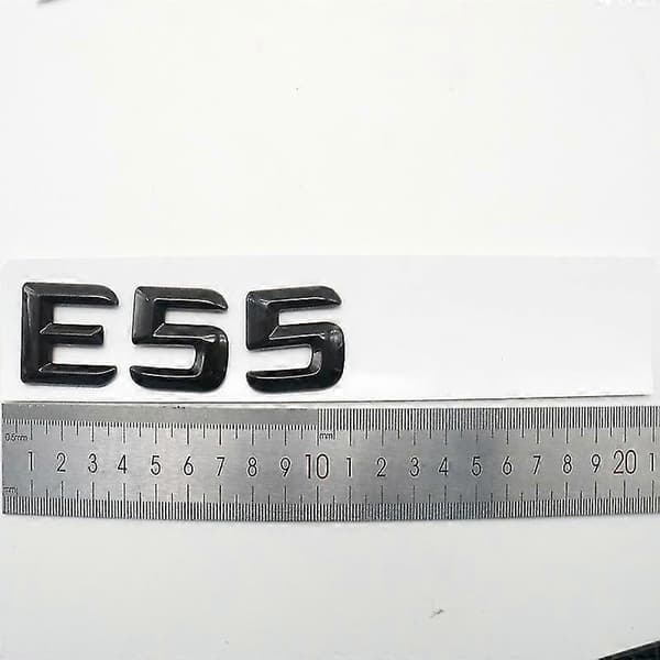 Bagasjerom Emblem Badge Logo For E-klasse W210 W211 E43 E53 E63 E55 E200 E220 E250 E280 E320 E350 E420 E550 E500 E430 Silver E500