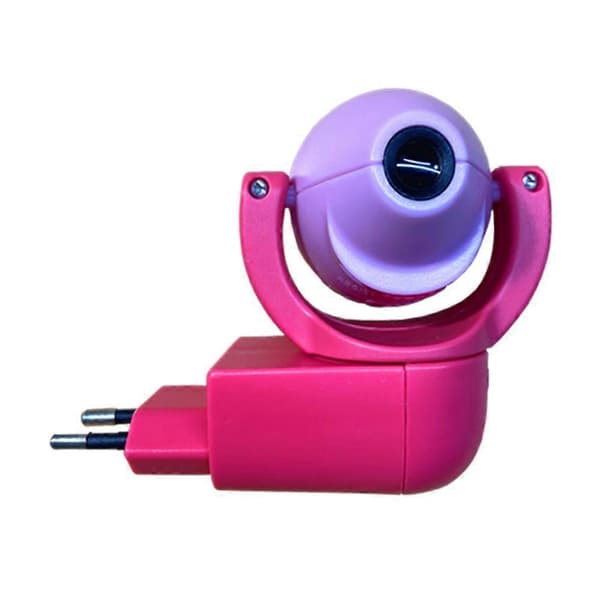 6 bilder stjerne måne dyr projektor LED projektor sensor EU-plugg nattlys lampe for barn baby soverom dekorasjon