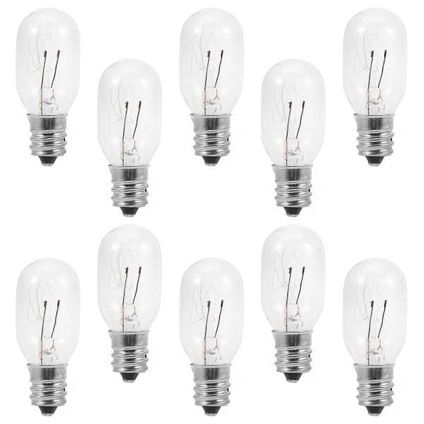10 stk. voksvarmerpære duftvoks diffuserlampe globus E17 15W pære