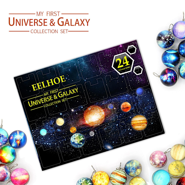 Planet Henge Adventkalender Dekorasjon Overraskende Leke - Feiring Blindboks Adventkalender f, 100% Ny