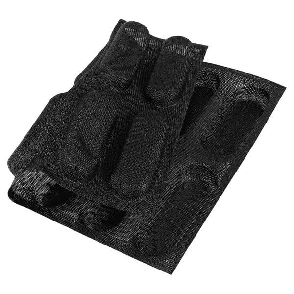 Silikonpanne - Non-Stick, Pølseformer, Bakematte Brødform Black