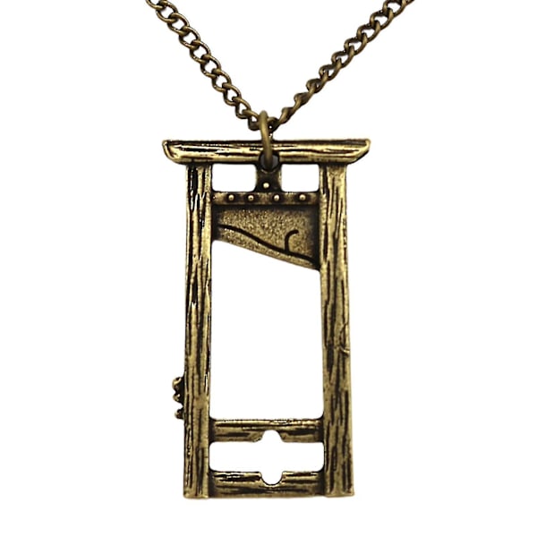 Zmd Guillotine Kaulakoru Goottilainen Pnoto Frame Ketju Korut Lahja Riipus Tarvike Bronze
