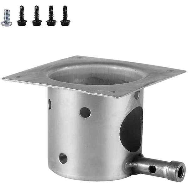 Brannbeholder erstatningsdeler for pelletsgrillbrenner Silver