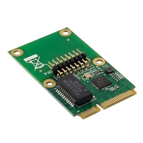 2x Rtl8111f Mini Pcie Gigabit nätverkskort Enport Ethernet Lan-kort Realtek 8111f Industrial C Green