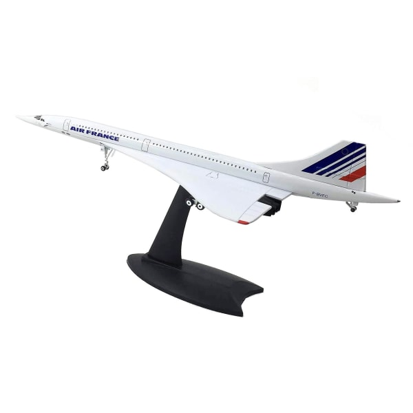 1/200 Concorde Supersonic passasjerfly Air France Airways modell for statisk skjermsamling As Shown