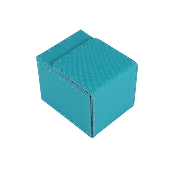Kortetui Deck Box til kort med sleeves Deck Game Box til Yugioh MTG Binders: 100+, Himmelblå