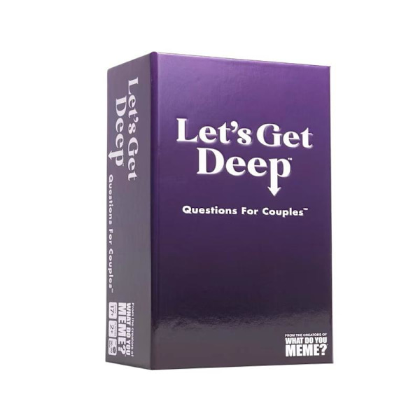 WHAT DO YOU MEME? Let's Get Deep Frågor Par