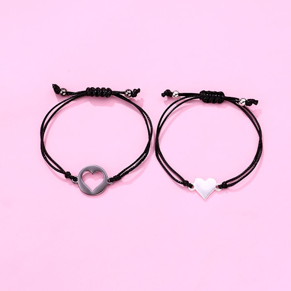 Kærlighedsarmbånd simpelt hult kærlighed håndlavet armbånd Mors dags gave smykker style3