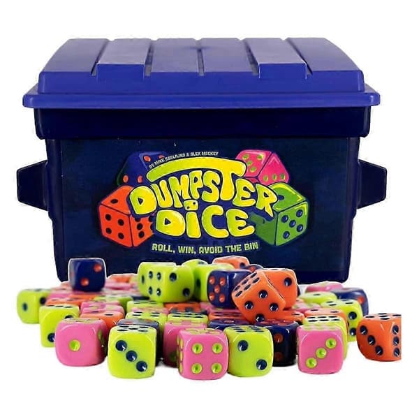 Dumpster Dice Spel Familjespel för 4 Spelare Kul