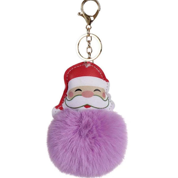 Jultomte nyckelring med handväskor för flickor