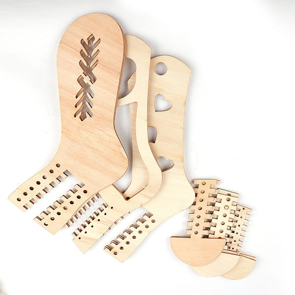 st./set trä strumplock Sträckare Strumputställning Hand K B