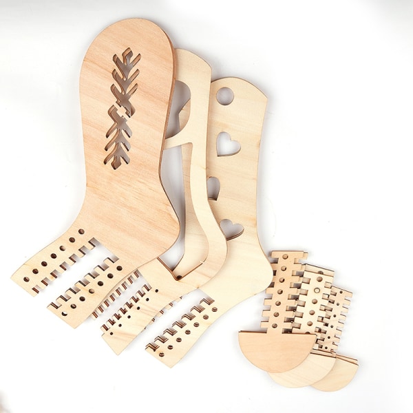st/ set trästrumpa Blocker Bårar Sock Display Hand K C