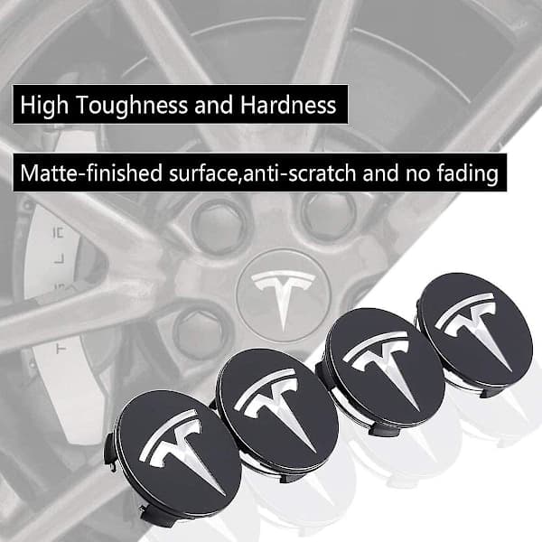 Tesla Navkapsler Sett Hjulmutterbeskyttelse Senter Modifikasjon Kapsel For Model Y Model 3 Model S Model X