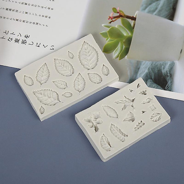 1 stk. Blad Silikon Fondant Form Kake Tre