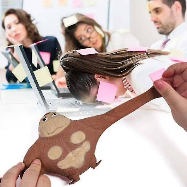 Simulerings Gorilla Abe Elastisk Squishy Antistress Klemme Abe Legetøj