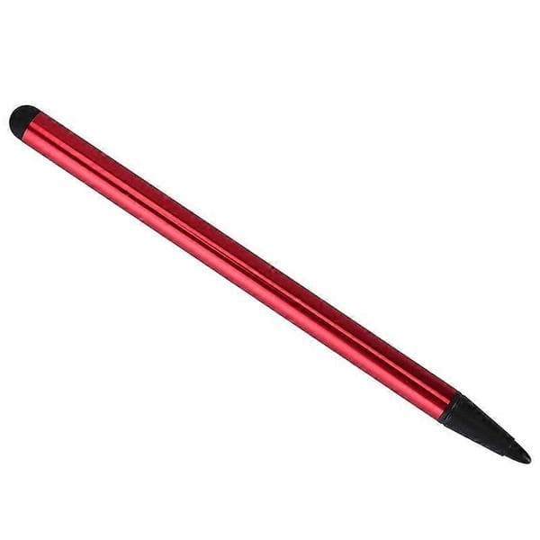 2 i 1 Universal Tablet Telefon Touch Screen Pen Stylus Kompatibel iPhone iPad Samsung JIKAIX Red