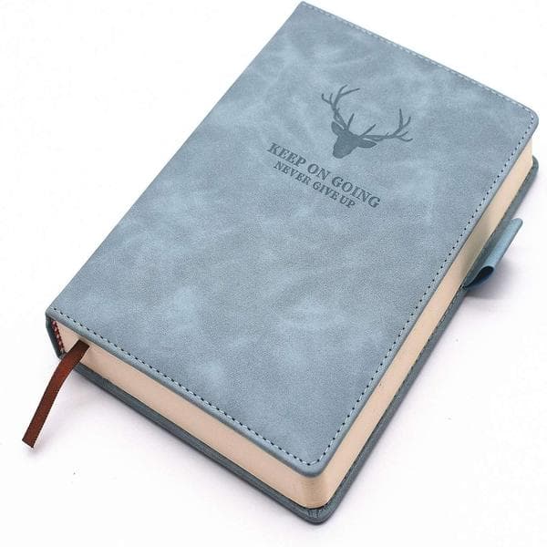 Premium A5 Notesbog - 21x14,5 cm - 360 Sider - Høj kvalitet Papir[JUN] Light Blue