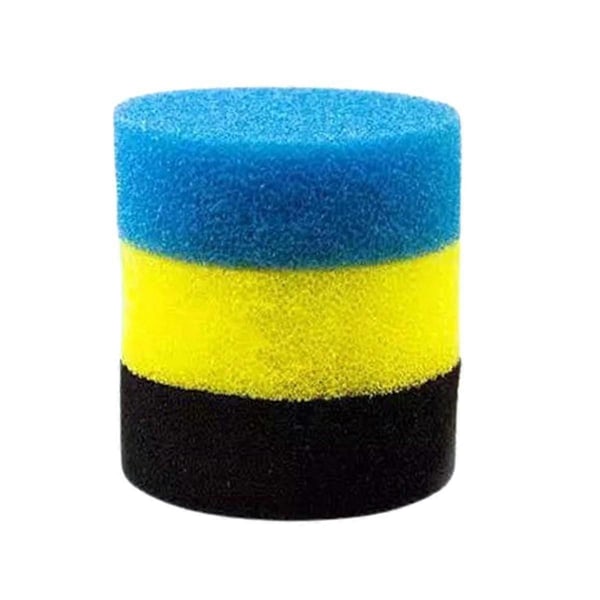 Fisketank Frontfilter Tønne 3-Farge Bomull Akvarium Gresstank Ekstern Filter Tønne Bomull for Multicolor