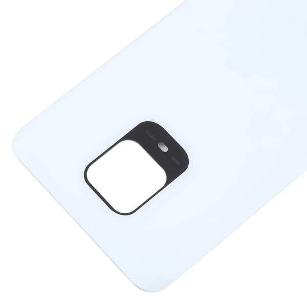 För Xiaomi Redmi Note 9S OEM Glas Batteri Bakstycke White