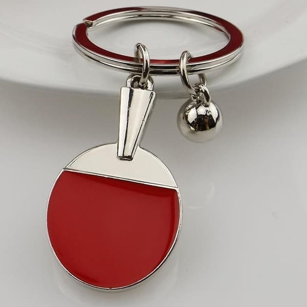 Pingisracket Nyckelring Bilnyckelkedja Dekoration Ring Present